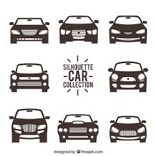 Download Front View Of Car Silhouettes For Free Car Silhouette Car Front Car Icons