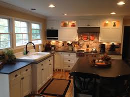 Exposed Brick Back Splash For A Rustic Look Design Build Remodeling Group Columbia Md 21044 Howard County Brick Backsplash Exposed Brick Building Design