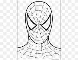 Spiderman face logo black and white. Spider Man Face Mask Coloring Book Spider Man Mask S Face Symmetry Head Png Pngwing