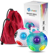You have to find out the different weight (heavier/lighter) ball and identify whether the ball is heavier or lighter by using two arm balance. D Fantix Magic Rainbow Puzzle Ball Set Of 2 Yinz Buy