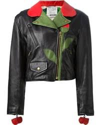 Browse 42,249 floral pattern jacket stock photos and images available, or start a new search to explore guest wears a light brown blazer jacket, a black leather quilted bag, a green khaki and yellow floral print dress, black leather. Black Floral Leather Jackets For Women Lookastic