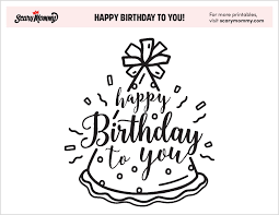 These festive coloring pages are perfect for setting the mood for a birthday party. These Free Happy Birthday Coloring Pages Are A Wish Come True