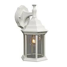 Galaxy 11 5 In H White Outdoor Wall Light Lowes Com Wall Lights Porch Wall Lights Galaxy Lights