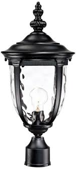John timberland bellagio carriage style outdoor wall light with double scroll arms. John Timberland Vintage Outdoor Post Light Black 21 Tall Fixture Pier Mount For Sale Online Ebay