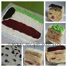White Sponge Flag Cake Sanaa S Recipe In 2020 Recipes Recipe Details Desserts
