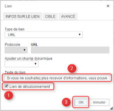 Synthèse des règles de transport. Assistance Relation Client Dmc Creer Un Lien De Desabonnement