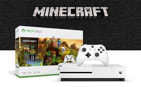 Front View Of Xbox One S Minecraft Creators Bundle With Product Box Xbox One S Minecraft Creator Xbox One S 1tb