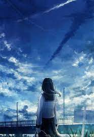 Anime Sky Clouds Girl Mobile Perfect Wallpaper Anime Scenery Macbook Air Wallpaper Space Photography