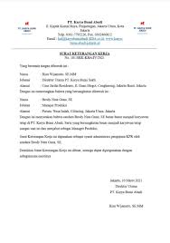 3.3 contoh sk pengangkatan karyawan swasta lengkap 3. Contoh Surat Keterangan Kerja Untuk Pengajuan Kpr Loker Bali Info Blog