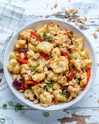 Loaded roasted garlic hummus this is basically 4 separate recipes (that go together. Kung Pao Cauliflower For Creative Clean Eating Clean Food Crush
