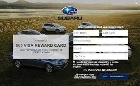 Crabtree buick gmc in bristol, va has new and used cars, trucks, and suvs. Subaru Outback Test Drive Bonus Get 65 Visa Gift Card