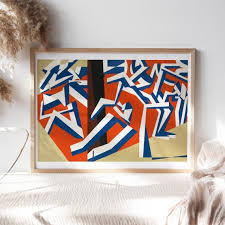 David Bomberg, the Mud Bath, 1914, Fine Art Poster, Moody Wall Décor,  Famous Painting, Digital Print, Premium Canvas Art Reproduction Clr386