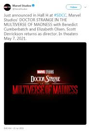 Marvel and i have mutually agreed to part ways on doctor strange: Get Ready For First Scary Marvel Film Doctor Strange In The Multiverse Of Madness