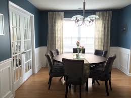 Join the decorpad community and share photos, create a virtual library of inspiration photos, bounce off design ideas with fellow members! Navy Dining Room With White Wainscoting Novocom Top