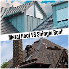 Mar 12, 2021 · a sagging roof is usually caused by a buildup of water or snow on the roof, putting pressure on it and damaging the shingles and boards lower down. Types Of Roofs Asphalt Shingle Roofs Or Metal Roofs Pros Cons