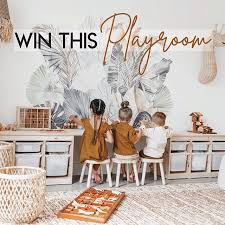 Win This Playroom Start 2020 Right With A Brand New Playroom Set Up Just Like Sweetlittlestory S Decked O In 2020 Kids Play Room Organization Toy Rooms Playroom