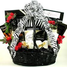 From wine to whiskey, candles and cookbooks to champagne, fluffy. Valentines Gift Basket On The Wild Side Themed Gift Basket Filled With Gourmet Foods Valentine Gift Baskets Valentines Day Baskets Valentine S Day Gift Baskets