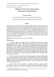 Perladangan getah di negara ini. Pdf Memperkuat Peran Sukuk Negara Dalam Pembangunan Ekonomi Indonesia