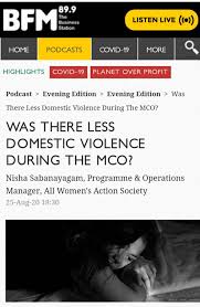 Maybe you would like to learn more about one of these? Was There Less Domestic Violence During The Mco Awam All Women S Action Society