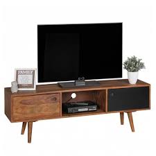 Tv Board Aus Sheesham Massivholz Schwarz 140 Cm Jetzt Bestellen Unter Https Moebel Ladendirekt De Wohnzimmer Tv H Hifi Regal Haus Deko Einrichten Und Wohnen