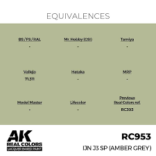 AK Interactive RC953 17ml IJN J3 SP (AMBER GREY) Real Color