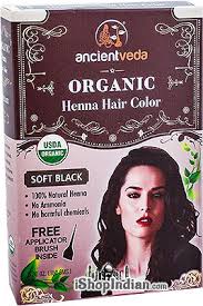 But did you check ebay? Ancient Veda Organic Henna Hair Color Soft Black Henna Other Colorants Health Beauty Ishopindian Com