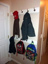 Easy to tote around, baskets are storage catchalls. Easy Diy Coat Hooks For Small Space Now This Could Work Behind Our Front Door For The Kids Diy Coat Rack Coat Storage Diy Coat Hooks