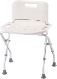 amazon com folding bath seat with back support portable shower bench white health personal care portable shower shower bench bath seats