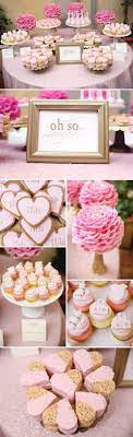 A Feminine Elegant Baby Shower In Pink And Gold Baby Shower Princess Elegant Baby Shower Pink Baby Shower