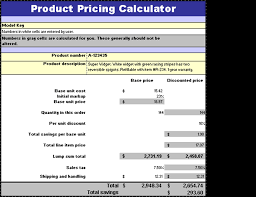 product pricing calculator