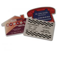 You can have your personalization for free here. Shaped Business Cards Arca Industries
