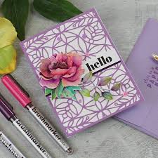 Maybe you would like to learn more about one of these? Delicate Flowers And Marilyn Full Card By Simon Says Stamp Bibi Cameron