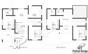 Double Floor House Plan Designed To Be Built In 135 Square Meters 4 Bedroom House Plans Bedroom House Plans Home Design Plans
