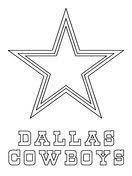 Coloring page with few details for kids, with a horse, a cow, a hen and chicks. Dallas Cowboys Logo Coloring Page Coloring Pages Free Printable Coloring Pages Dallas Cowboys Logo