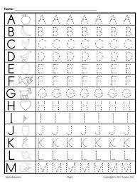 You can test the child by playing a game. Free Printable Tracing Alphabet Worksheet Uppercase Letters A Through Free Printable Alphabet Worksheets Alphabet Worksheets Free Printable Alphabet Worksheets