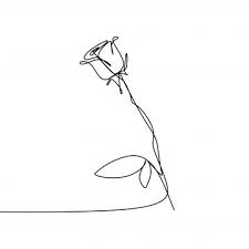 Line Art Drawing One Continuous Lineart Of A Hand Holding Minimalist Style One Lover Valentine Png Transparent Clipart Image And Psd File For Free Download Rose Line Art Line Art Flowers