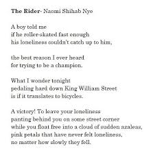 The Rider Naomi Shihab Nye Poetry Words Writing Poetry Poem Quotes