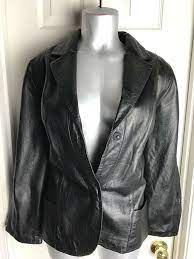 690 Vince 100 Genuine Soft Leather Black Coat Jacket L New 2 Snap Button Fashion Clothing Shoes Accessories Womensc Jackets Coats Jackets Black Coat