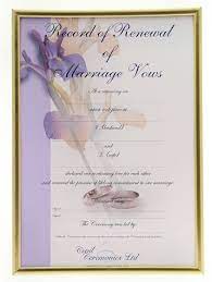 Certificate We Will Get When We Renew Our Vows Wedding Renewal Vows Wedding Certificate Renewal Of Marriage Vows
