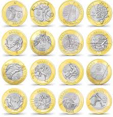 As características do reverso permaneceram inalteradas. Moedas Olimpicas Moeda Olimpiadas Ofertas Vazlon Brasil