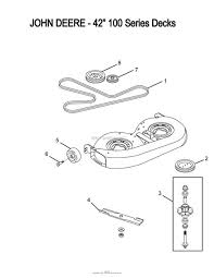 42 inch 42 mower deck parts for x300 after tractor serial number 150001 without belt tensioner handle. John Deere X300 Belt Diagram Shefalitayal