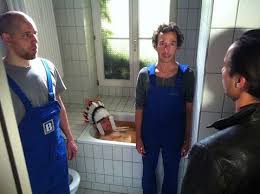 Borrowed from old french plummier (french plombier); The Plumbers Short Film 2011 Crew United