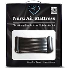 Nuru Inflatable Massage Air Mattress 223 x 122 x 15cm Black | eBay