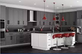 Shaker Grey Us Cabinet Depot At Michigan Kitchen Cabinets Novi Mi Kitchen Cabinet Styles Grey Shaker Kitchen Shaker Style Kitchen Cabinets