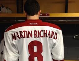 Keith and brian yandle joined spittin' chiclets for episode 157 and told a hilarious story about their buddies first car. Keith Yandle Wears Martin Richard Jersey During Warmups Picture