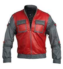 Back To The Future Part Ii Leather Jacket Marty Mcfly Jacket Celebrities Leather Jacket Film Jackets