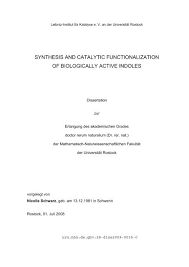 Schmitt (d) hollywood for future? Synthesis And Catalytic Functionalization Of Biologically Active Indoles