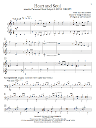 Download And Print Heart And Soul Sheet Music For Educational Piano By Hoagy Carmichael From Sheet Music Direct Sheet Music Hoagy Carmichael Sheet Music Direct