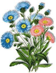 Aster Bouquet Embroidery Designs Advanced Embroidery Machine Embroidery Designs