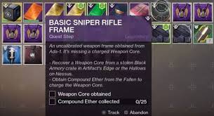 In this destiny 2 black armory gofannon forge guide, we will guide you how to unlock and ignite the gofannon forge, the gofannon forge is . Destiny 2 Gofannon Forge Basic Sniper Rifle Frame Quest